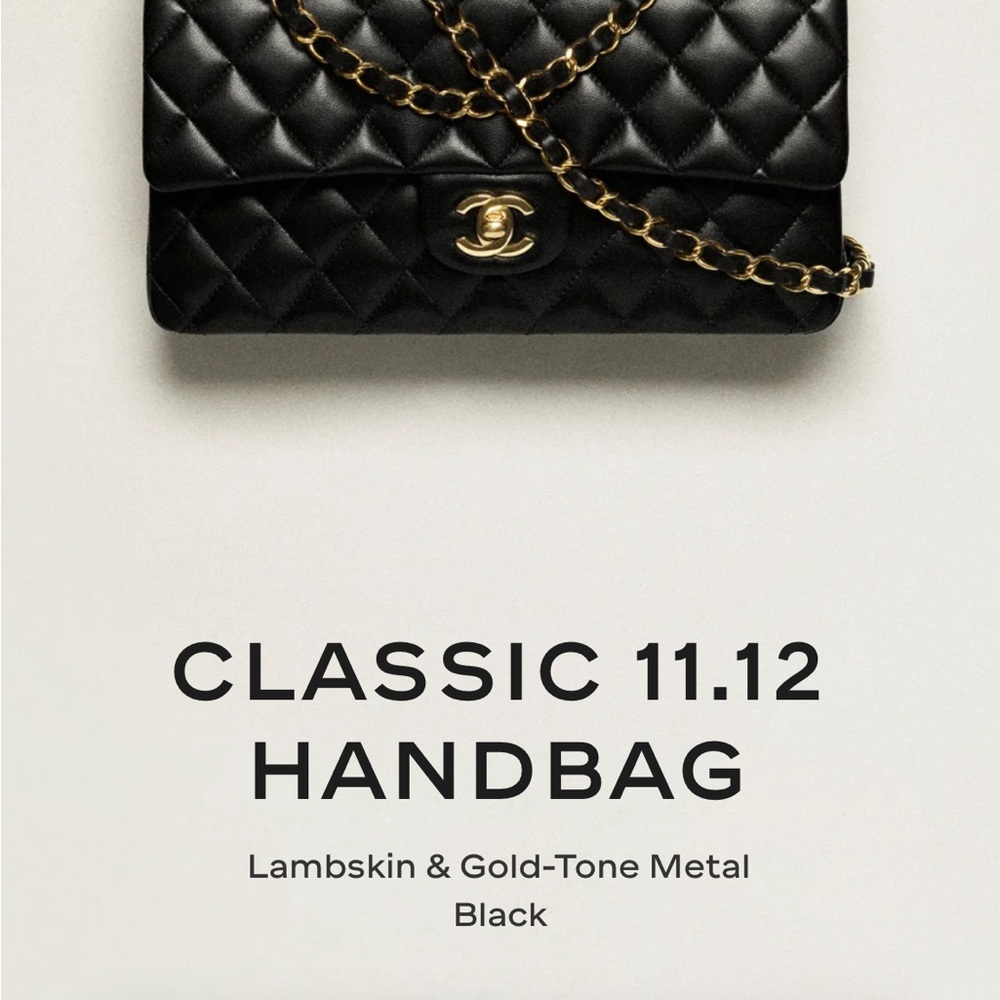 Chanel Classic 11.12 Black Handbag